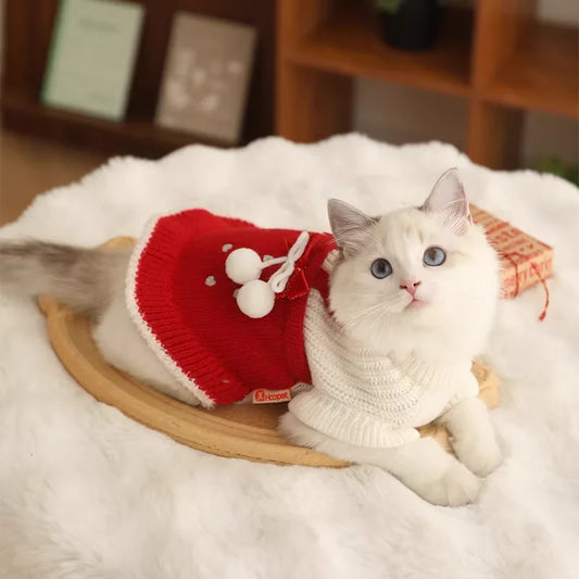Sweater Natalício para Gatos