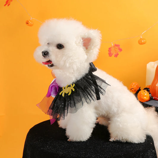 Gola De Halloween Fantasmas e Aranhas Fofas