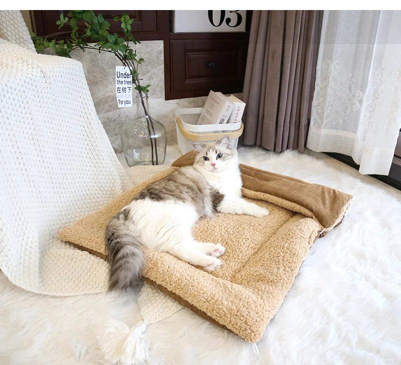 Cama Aconchegante Dobrável Para Gatos