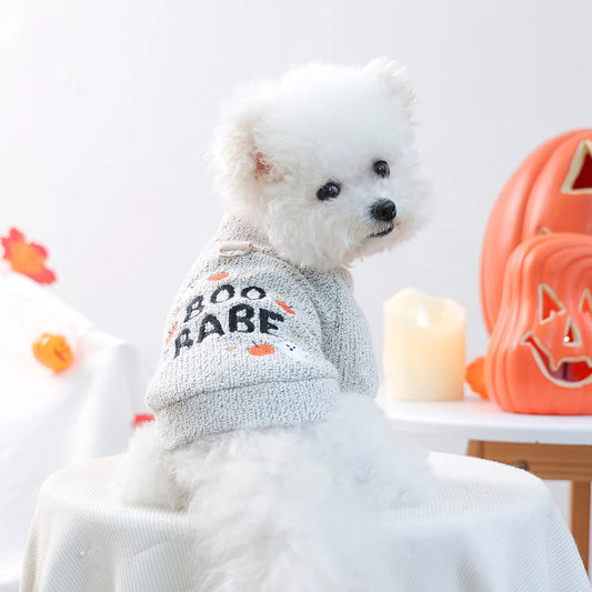 Sweater Boo Babe De Halloween Para Cães