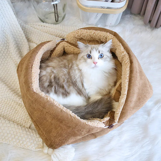 Cama Aconchegante Dobrável Para Gatos